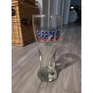 Bubba Gump Shrimp Co Pilsner Beer Glass 1975  Destin Forest Gump Tom Hanks